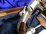 Antique Moore Teatfire .32 Revolver, Engraved, Cased With Antique Push Dagger & Ivory Cartridge Box, Excellent, Trades Welcome - 14 of 25