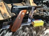 First year 3 Digit SN.,
1938 Colt Woodsman Match Target Elephant Ear Grips .22 LR Semi-Auto Pistol in Original Box, Trades Welcome - 2 of 23