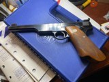 First year 3 Digit SN.,
1938 Colt Woodsman Match Target Elephant Ear Grips .22 LR Semi-Auto Pistol in Original Box, Trades Welcome - 3 of 23