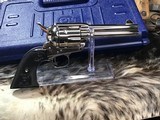 1998 Colt SAA, 4 3/4 inch, .45 Colt, Nickel, Unfired Since Factory, Cased & Gorgeous, Trades Welcome - 13 of 23