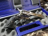 1998 Colt SAA, 4 3/4 inch, .45 Colt, Nickel, Unfired Since Factory, Cased & Gorgeous, Trades Welcome - 3 of 23