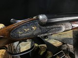 Engraved & Gold Inlaid Victor Sarsqueta Two Double Barrel Set 12 Gauge Sidelock Shotgun, Trades Welcome - 3 of 25