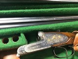 Engraved & Gold Inlaid Victor Sarsqueta Two Double Barrel Set 12 Gauge Sidelock Shotgun, Trades Welcome - 24 of 25
