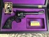 1984 Colt New Frontier, Hand Engraved W/Gold inlay, Unfired, Cased, Gorgeous Keepsake