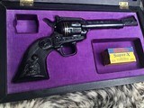 1984 Colt New Frontier, Hand Engraved W/Gold inlay, Unfired, Cased, Gorgeous Keepsake - 11 of 24