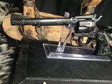 1984 Colt New Frontier, Hand Engraved W/Gold inlay, Unfired, Cased, Gorgeous Keepsake - 4 of 24
