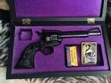 1984 Colt New Frontier, Hand Engraved W/Gold inlay, Unfired, Cased, Gorgeous Keepsake - 18 of 24