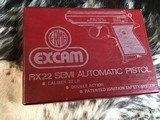 Erma Excam RX.22 semi auto Pistol, Unfired in Box, West Germany made. Trades Welcome. - 5 of 10