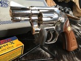 1977 Smith & Wesson model 34-1 Kit Gun, Nickel 2 inch, One Owner, Unfired, Boxed NOS W/ Tools - 15 of 25