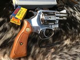 1977 Smith & Wesson model 34-1 Kit Gun, Nickel 2 inch, One Owner, Unfired, Boxed NOS W/ Tools - 5 of 25