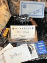 1977 Smith & Wesson model 34-1 Kit Gun, Nickel 2 inch, One Owner, Unfired, Boxed NOS W/ Tools - 12 of 25