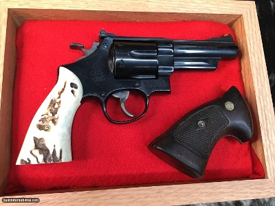 Smith & Wesson Pre-29 ,Five Screw .44 Magnum, Diamond Checkered Grips, Trades Welcome