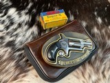 Freedom Arms Mini Revolver Belt Buckle, Made in Freedom Wy. USA, .22 LR, W/ Pouch - 4 of 9