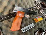 Smith & Wesson Model 46, Rare SW Target Model W/Barrel Wts., 2 mags, 1 of only 4000 Made - 7 of 17