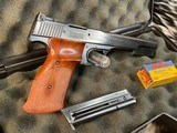 Smith & Wesson Model 46, Rare SW Target Model W/Barrel Wts., 2 mags, 1 of only 4000 Made - 4 of 17