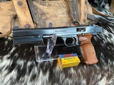 Smith & Wesson Model 46, Rare SW Target Model W/Barrel Wts., 2 mags, 1 of only 4000 Made - 15 of 17
