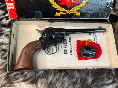 1963 Ruger Single Six .22 Magnum, W/.22LR Cylinder, Boxed, Excellent Condition - Image 7 of 15
