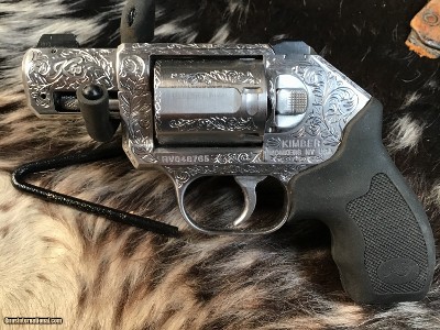 Unfired Kimber K6S .357 Magnum Revolver, Hand Engraved, Boxed