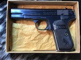 1903 Colt Hammerless Pocket Pistol, 1918 Mfg. .32 acp Cartridge, Original Finish, Gorgeous. Trades Welcome - 2 of 13