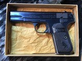 1903 Colt Hammerless Pocket Pistol, 1918 Mfg. .32 acp Cartridge, Original Finish, Gorgeous. Trades Welcome - 6 of 13