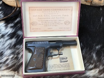 1917 Savage .32 acp Pistol, Ten Round Mag W/ Box. Trades Welcome - Image 2 of 14