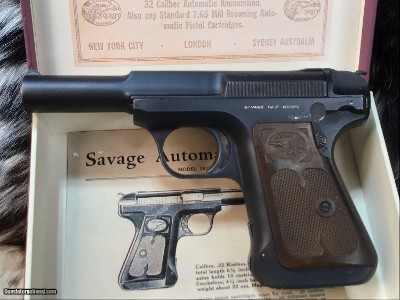 1917 Savage .32 acp Pistol, Ten Round Mag W/ Box. Trades Welcome - Image 3 of 14