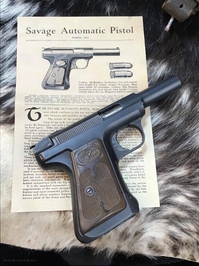 1917 Savage .32 acp Pistol, Ten Round Mag W/ Box. Trades Welcome - Image 4 of 14