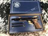 Early Production 1959 Smith & Wesson model 41, 7 3/8 inch Barrel W/ muzzle brake & Cocking Indicator, Gorgeous Condition Trades Welcome!