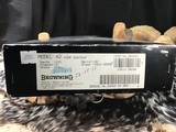 1991 Browning Model 42 Grade High Grade Pump Shotgun, NOS in Box Never Assembled .410 Ga - 3 of 9