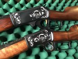 1970 Marlin “Brace of 1000” match pair of Marlin model 336 & Marlin model 39, Cased, Unfired Factory Engraved, Trades Welcome - 11 of 25