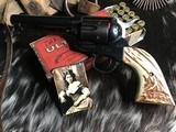 1901 Mfg. Colt SAA, 4 3/4 inch, 38/40 cartridge, Genuine Stag Grips, Matching Numbers, First Gen, Trades Welcome. - 2 of 24