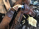 1901 Mfg. Colt SAA, 4 3/4 inch, 38/40 cartridge, Genuine Stag Grips, Matching Numbers, First Gen, Trades Welcome. - 3 of 24