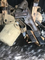 1918 Black Army Colt 1911, Original & Matching .45 acp, Trades Welcome - 24 of 25