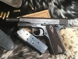 1918 Black Army Colt 1911, Original & Matching .45 acp, Trades Welcome - 25 of 25