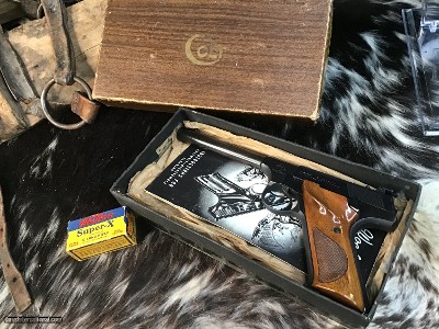 1968 Colt Targetsman .22 Pistol w/Box, Hard to Find Model, Trades Welcome