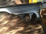 1968 Mfg. Walther PP Sport, 8.25 inch Barrel, 22LR, Threaded Barrel, Unfired, Trades Welcome. - 12 of 16