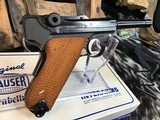 Mauser American Eagle P08 Luger Pistol, 9mm, NOS In Box, Gorgeous, Trades Welcome - 3 of 16