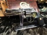 1979 Boxed Colt Diamondback .38, Nickel, Four Inch Vented Rib Barrel, Blacg Grips W/Gold Medallions, Trades Welcome - 4 of 18