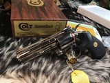 1979 Boxed Colt Diamondback .38, Nickel, Four Inch Vented Rib Barrel, Blacg Grips W/Gold Medallions, Trades Welcome - 3 of 18