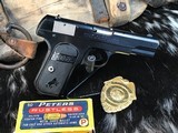 Colt 1903 Hammerless Pistol, All Original, 1922 Mfg. .32 acp, Trades Welcome - 1 of 12