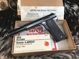 Astra 400, 9mm Largo, Excellent, Matching numbers. Trades Welcome - 5 of 19