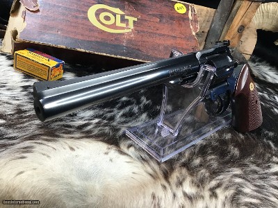 Colt Trooper MKIII Rare 8 inch Blued Barrel, .22 LR, 98% , Boxed, Trades Welcome - Image 16 of 23