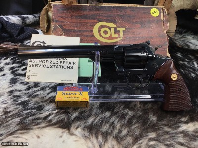 Colt Trooper MKIII Rare 8 inch Blued Barrel, .22 LR, 98% , Boxed, Trades Welcome - Image 5 of 23