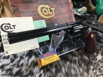 Colt Trooper MKIII Rare 8 inch Blued Barrel, .22 LR, 98% , Boxed, Trades Welcome - Image 7 of 23
