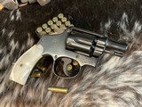 Smith & Wesson Pre Model 10, 2 inch W/ Gold inlay & MOP Grips, .38 Special. Trades Welcome - 5 of 17