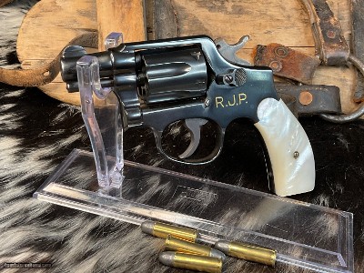 Smith & Wesson Pre Model 10, 2 inch W/ Gold inlay & MOP Grips, .38 Special. Trades Welcome - Image 11 of 17