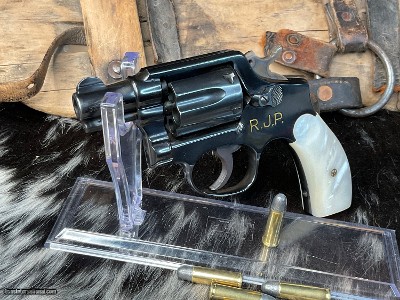 Smith & Wesson Pre Model 10, 2 inch W/ Gold inlay & MOP Grips, .38 Special. Trades Welcome - Image 2 of 17