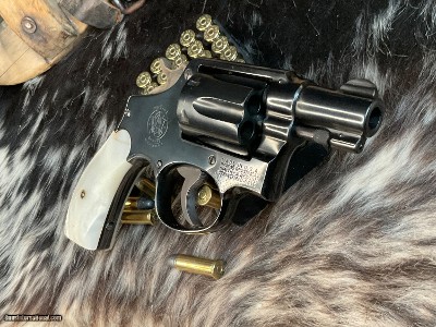 Smith & Wesson Pre Model 10, 2 inch W/ Gold inlay & MOP Grips, .38 Special. Trades Welcome - Image 16 of 17