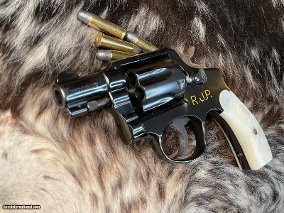 Smith & Wesson Pre Model 10, 2 inch W/ Gold inlay & MOP Grips, .38 Special. Trades Welcome - Image 13 of 17