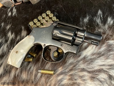 Smith & Wesson Pre Model 10, 2 inch W/ Gold inlay & MOP Grips, .38 Special. Trades Welcome - Image 5 of 17
